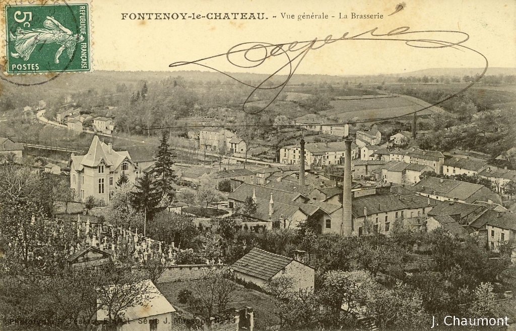 Fontenoy-le-Château. - Vue générale. - La Brasserie.JPG